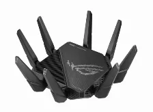 Ruteador Inalámbrico Asus Rog Rapture Gt-ax11000 Pro Antenas 8, Tribanda (2,4 Ghz/5 Ghz/5 Ghz), Wi-fi 6 (802.11ax), Puertos Lan 5, 4804 Mbit/s, Usb 2, Negro